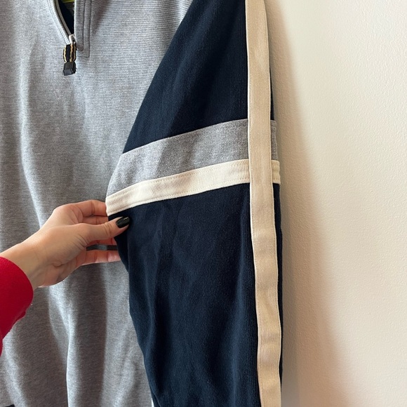 Point Zero Y2K 1/4 zip cotton blend sweater men’s medium - Picture 7 of 9